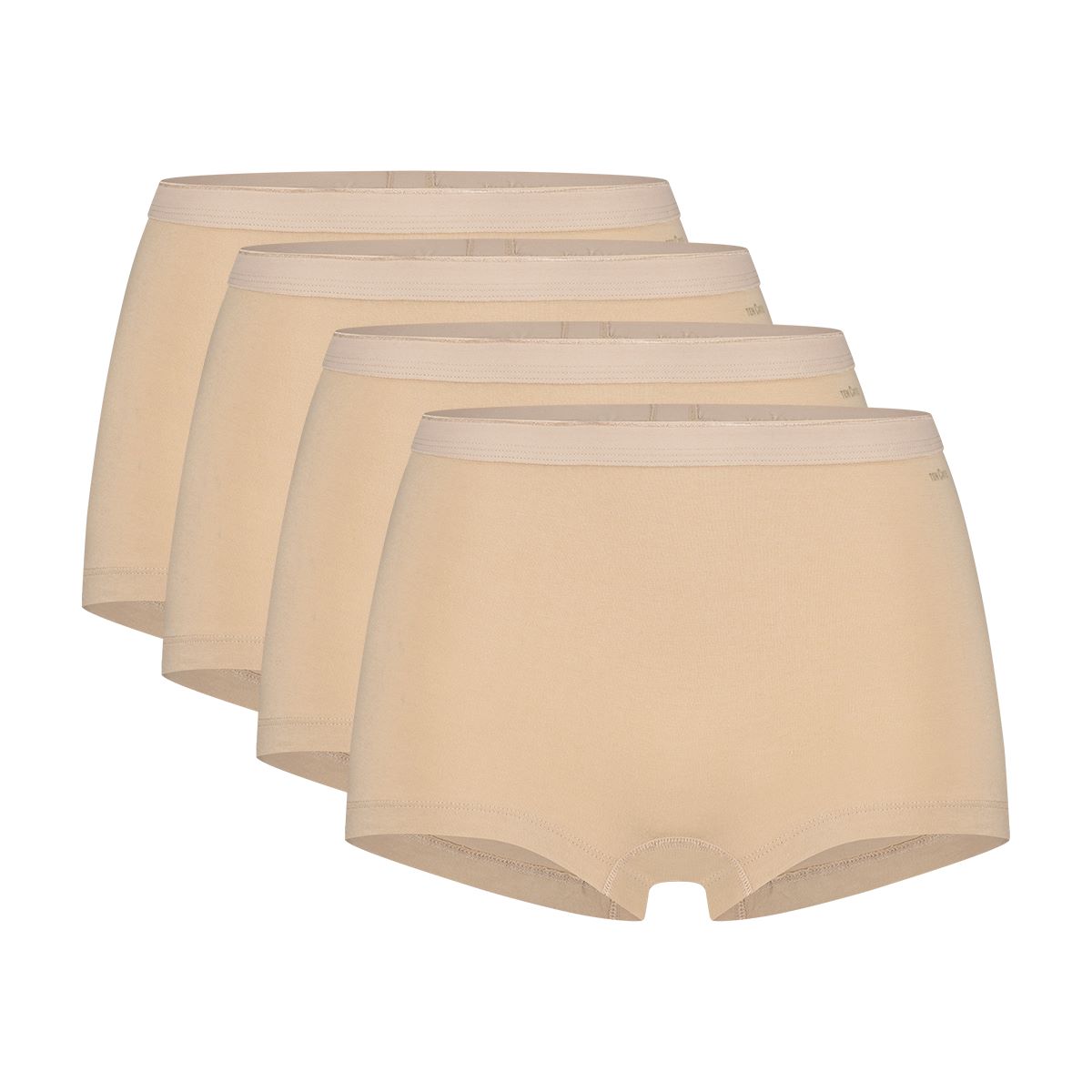 Ten Cate Basics Organic Cotton Stretch Short 4-pack Beige-XXL