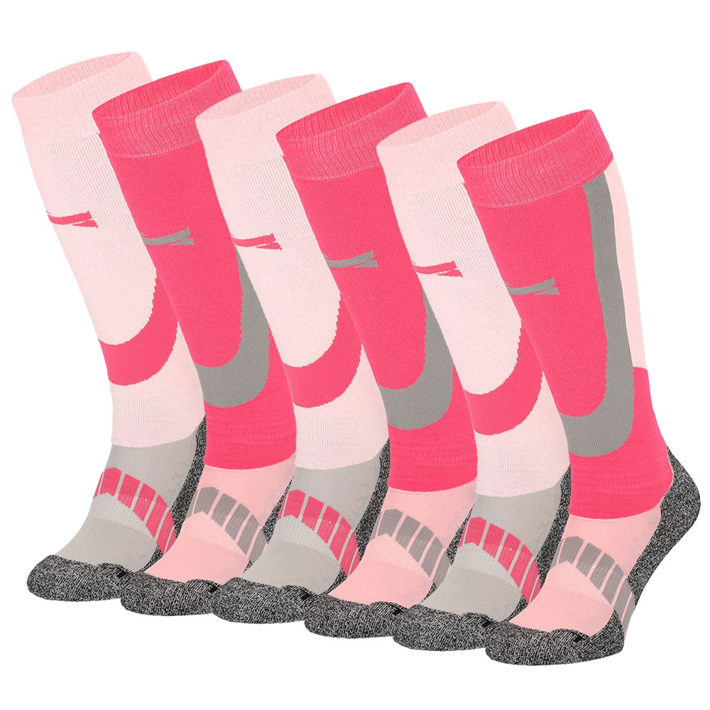 Xtreme Skisokken Unisex 6-pack Multi Pink-39/42