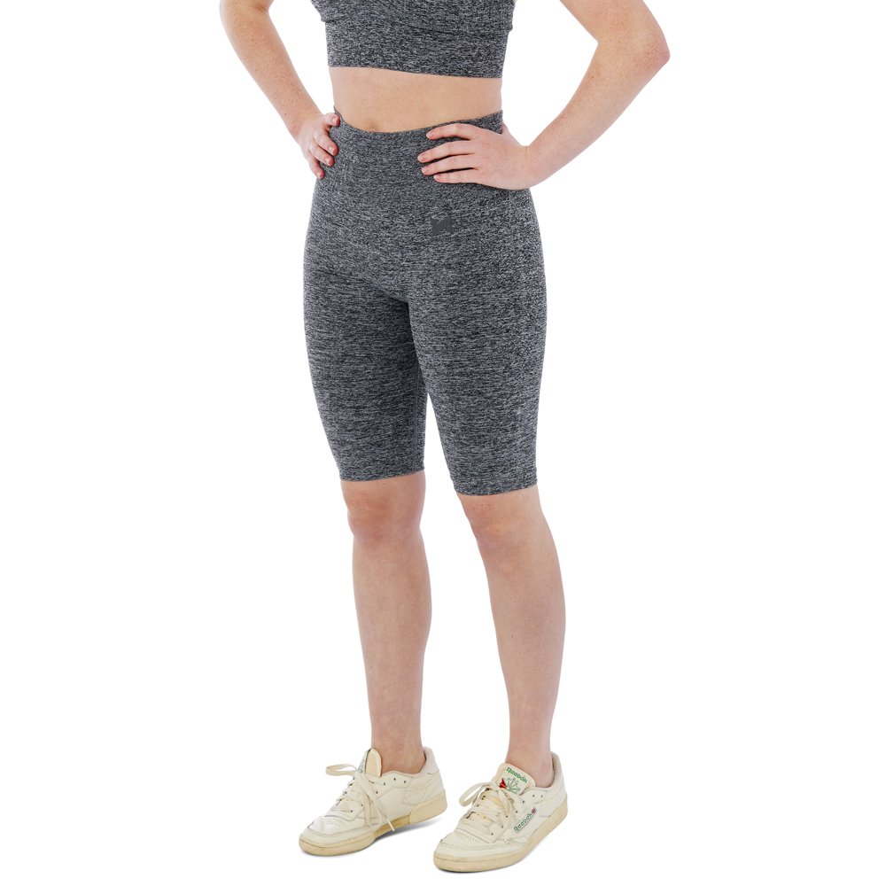 Xtreme Sportswear Korte Sportlegging Dames Short Antraciet Melange-L