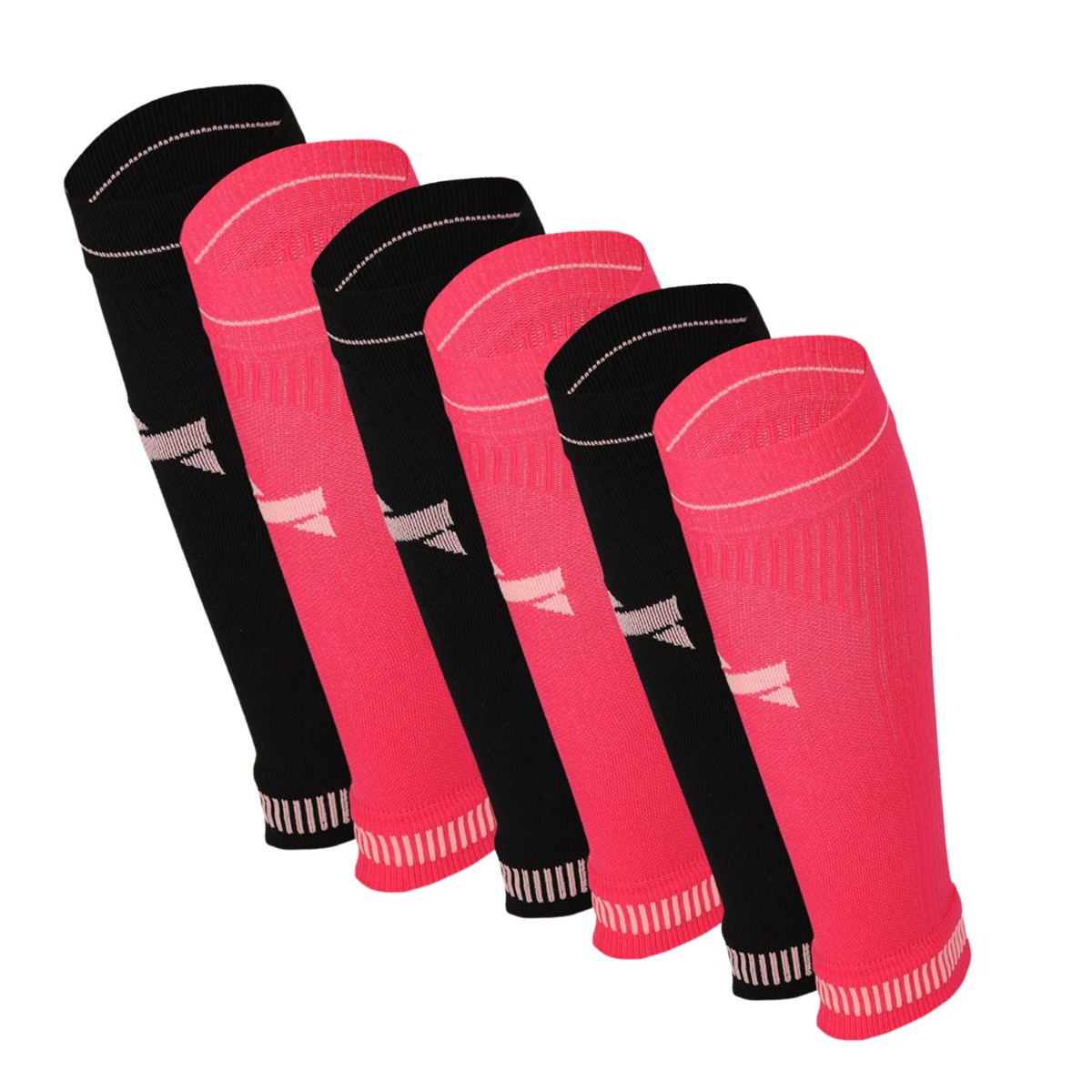 Xtreme Compressie Kuit Sleeves 6-pack Multi Pink-35/38