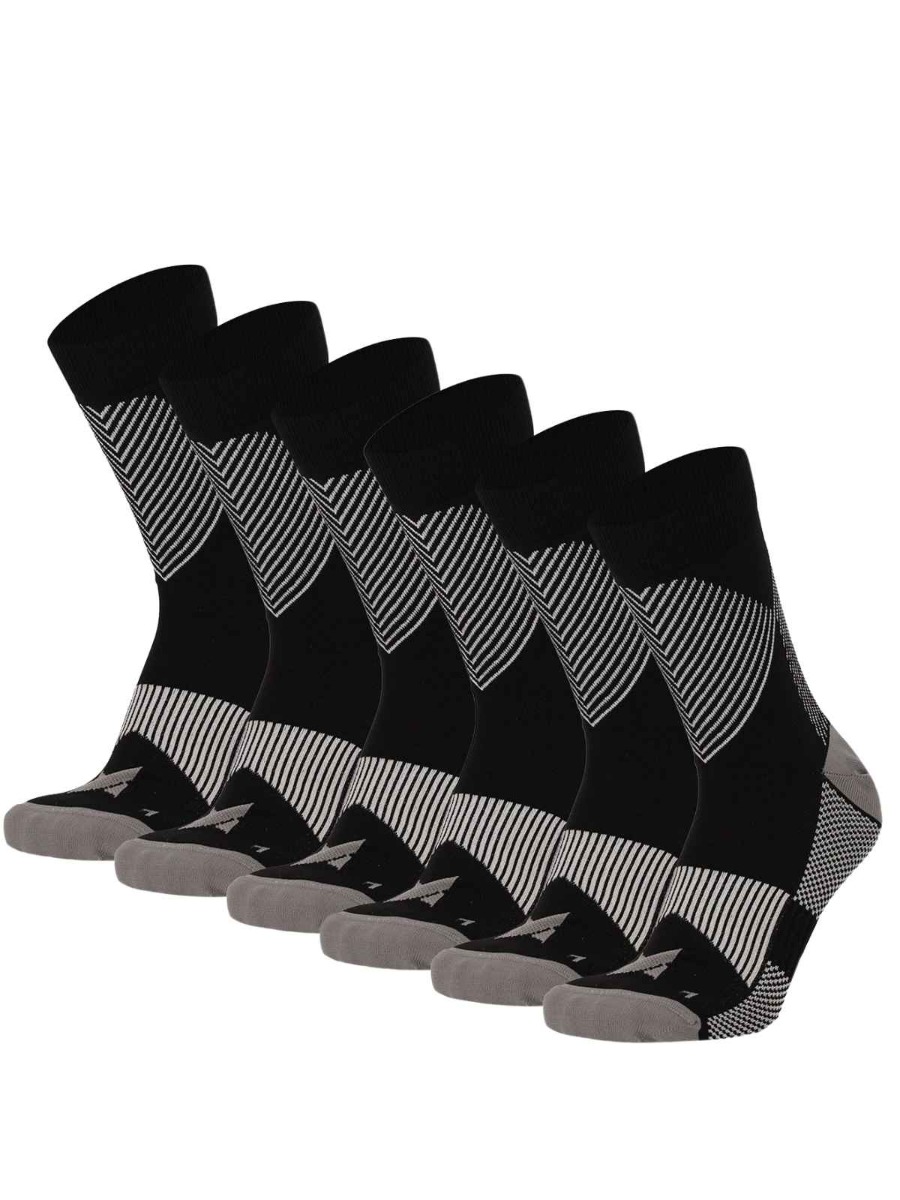 Xtreme Compressiesokken Quarter 6-pack Multi Black-39/42