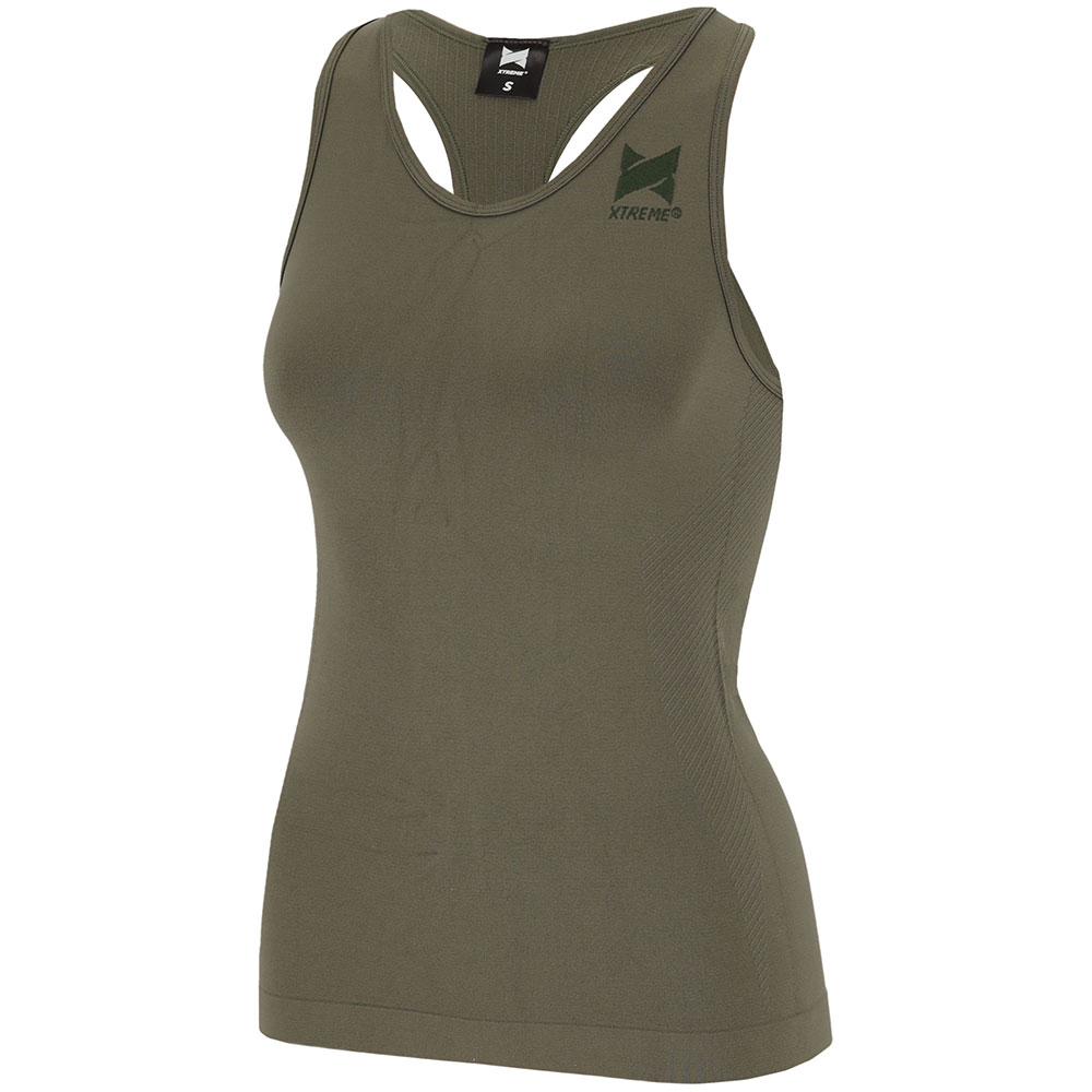 Xtreme Sportswear Sport Singlet Dames Army Green-S