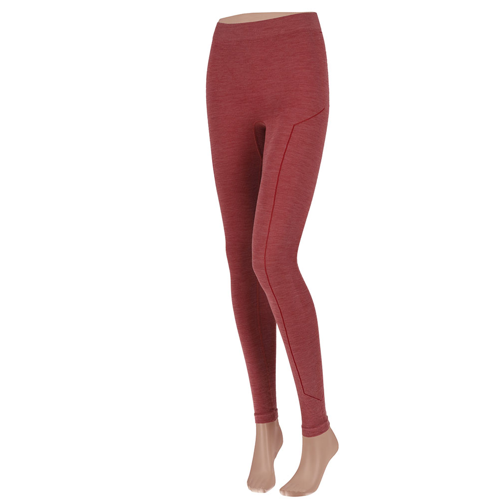 Xtreme Thermolegging Dames Merino Wol Red Melange-M