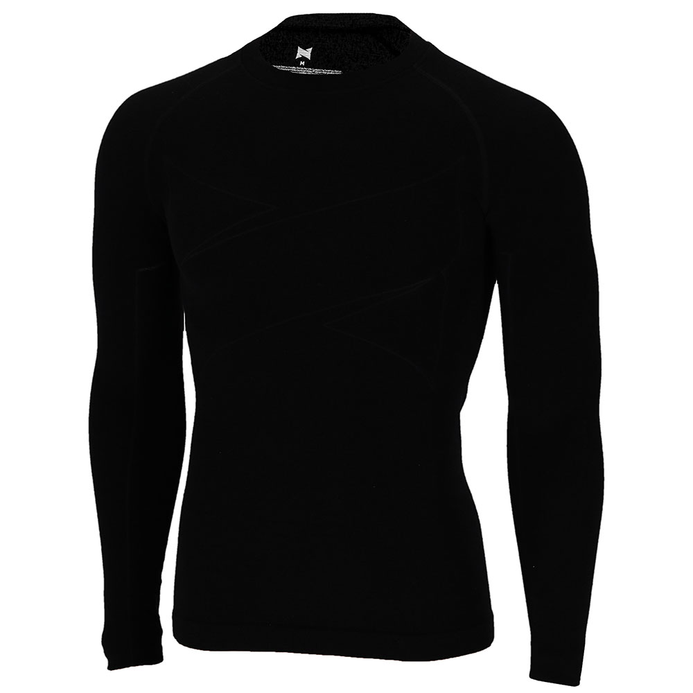 Xtreme Thermoshirt Heren Merino Wol Black Melange-L